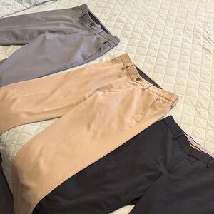 Haggar Men's Classic Pants - Gray, Tan, and Black